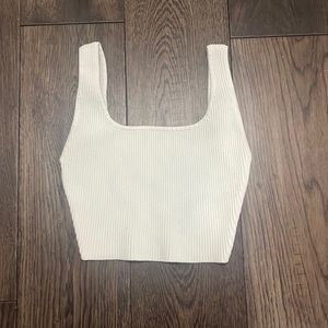 Aritzia Babaton Ribbed Sculp Knit Tank Top